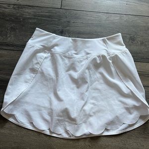 White Skort